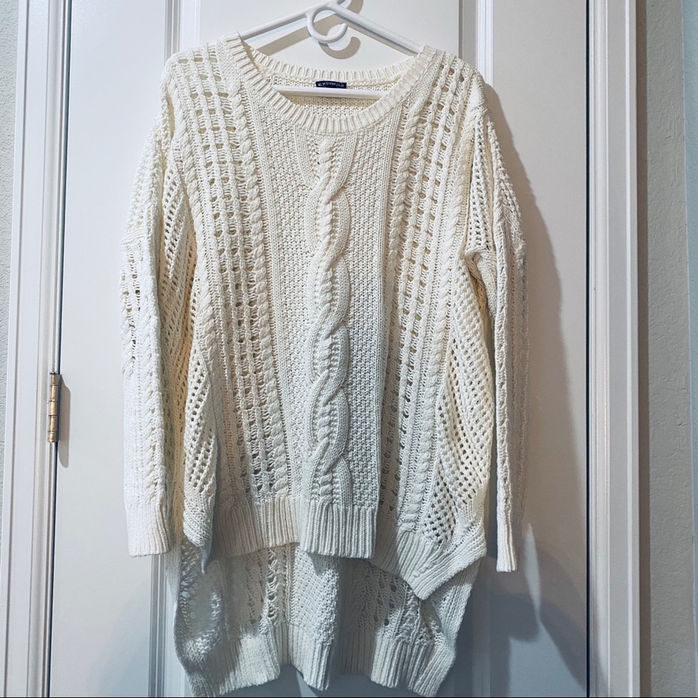 Express Knitting - High Low Sweater